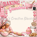 Baking with Grandma Girl Frame