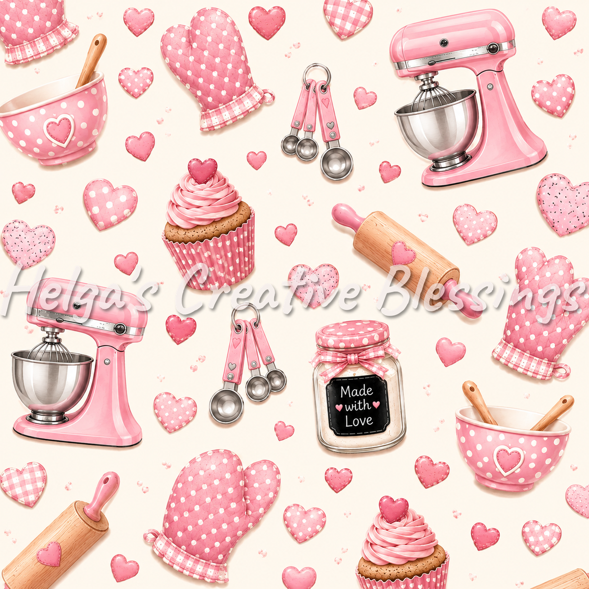 Baking with Grandma Girl Mixer