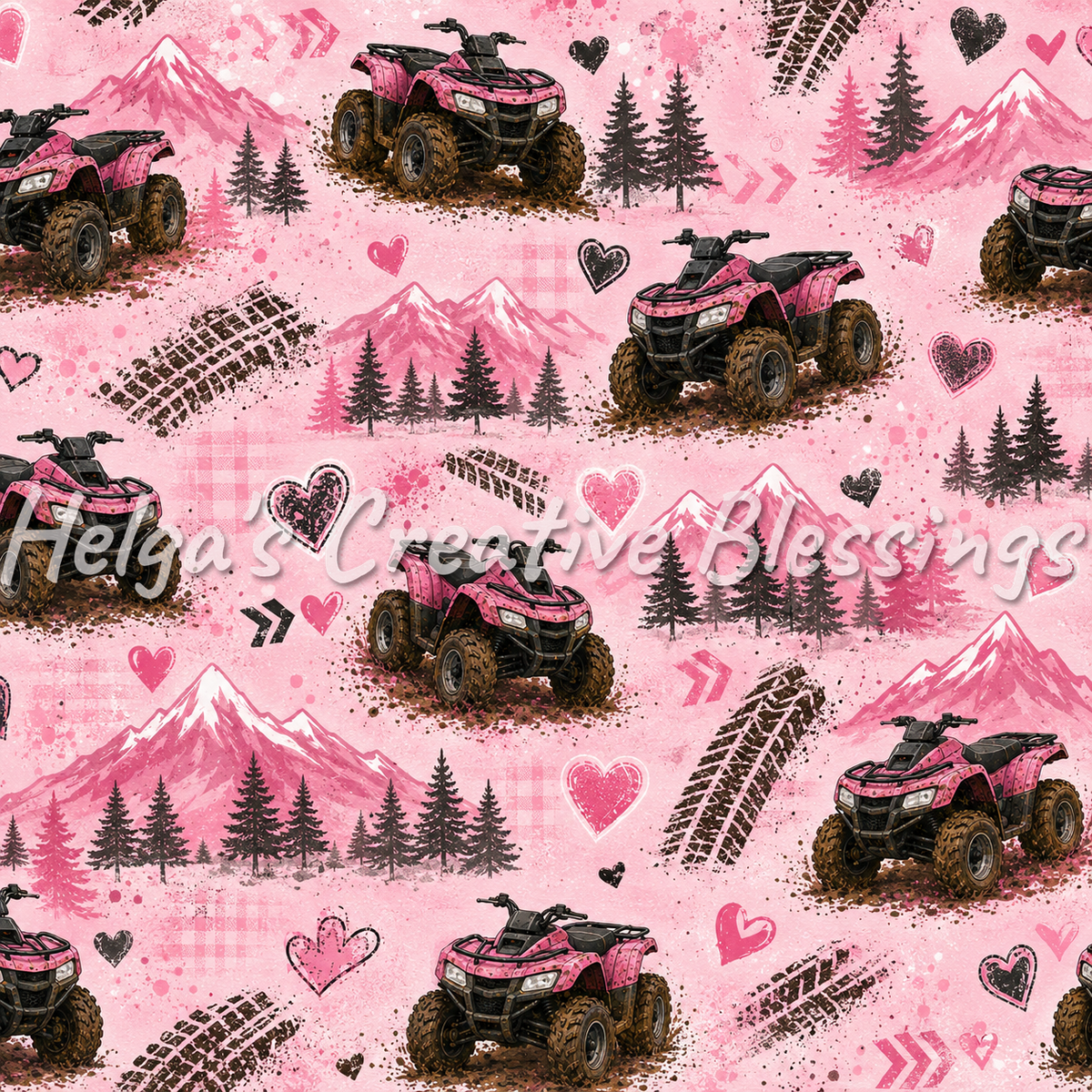 Grandpa and Me Girl 4 Wheeling Light