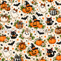 Halloween Pumpkins and Ghost