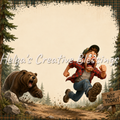 Bear Chase Frame