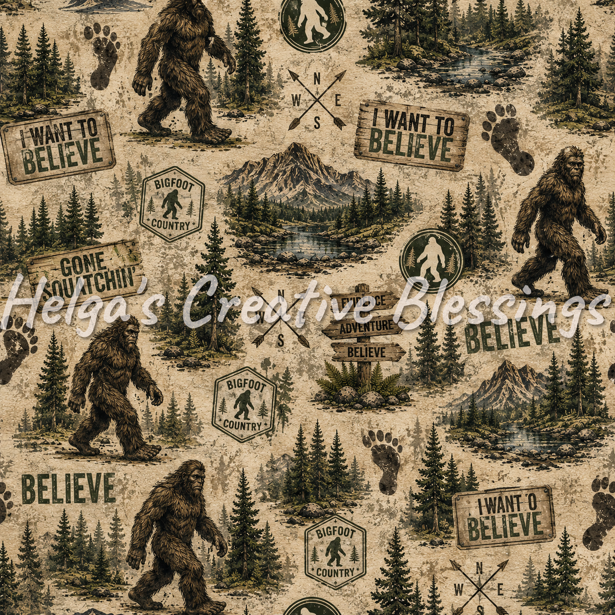 Bigfoot He Does Exist Gone Squatchin'