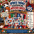 Boy Sports Theme Scrapbooking Mystery Box