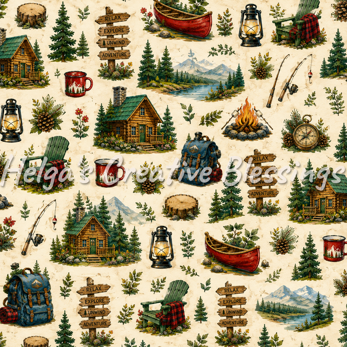 Cabin at the Lake Backpack