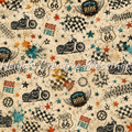 Colorful Motorcycle Flag