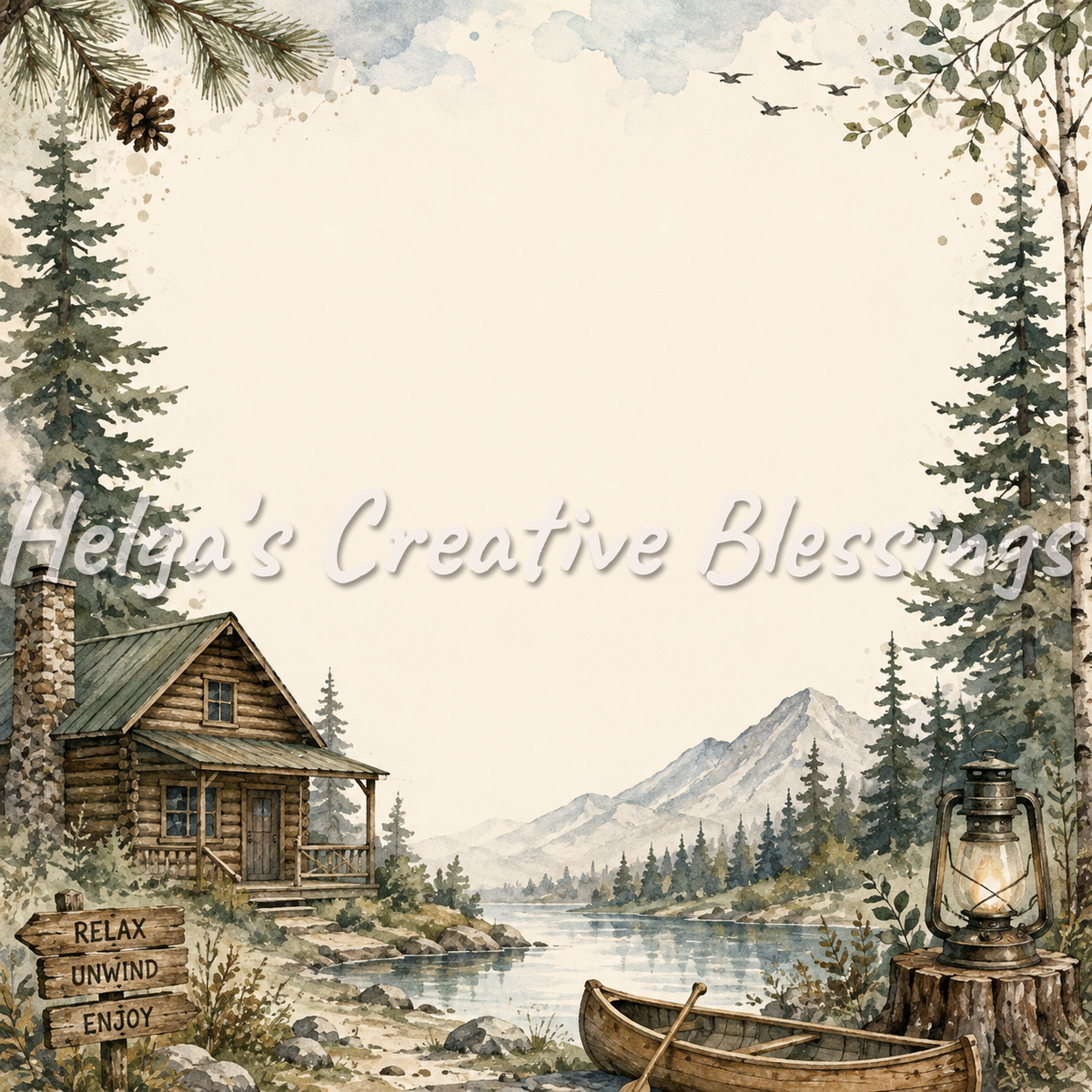 Cozy Cabin Frame