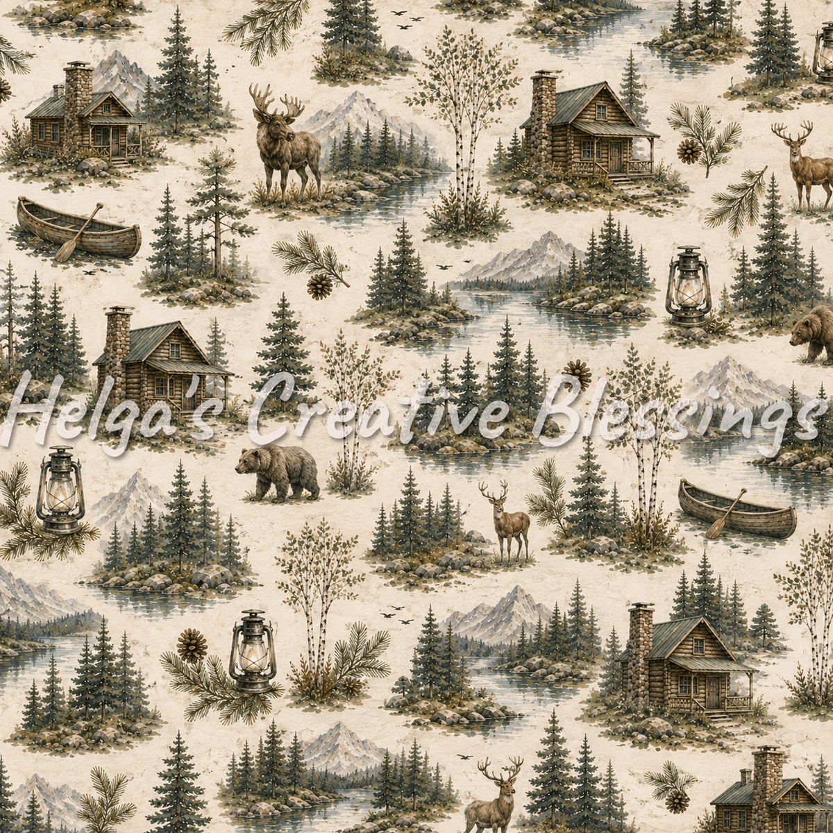 Cozy Cabin Trees