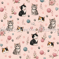 Cute Cats Pink