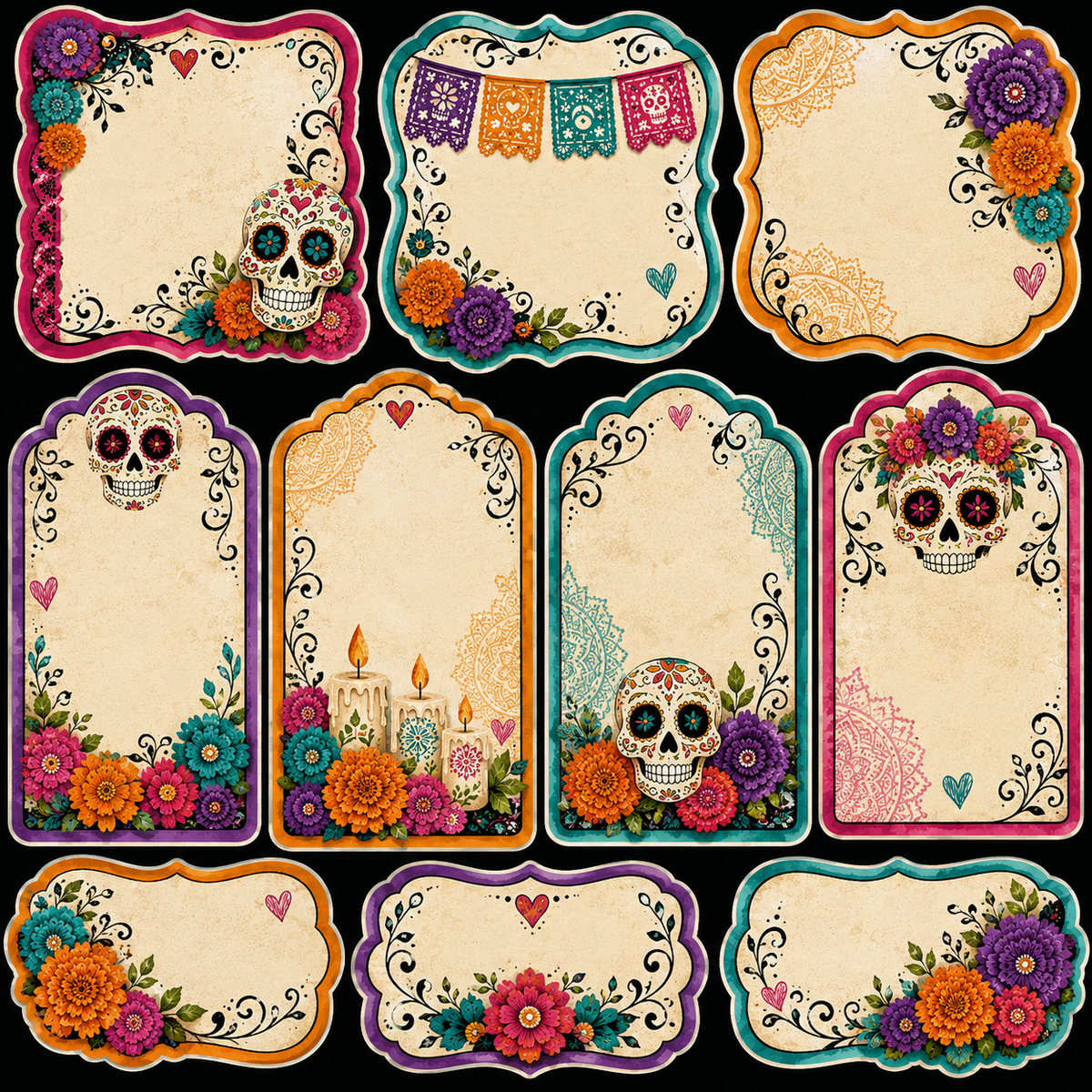 Day of the Dead Scrapbook Kit