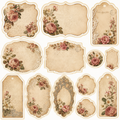 Vintage Floral Scrapbook Kit