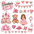 Grandpa's Little Princess Scrapbook Kit