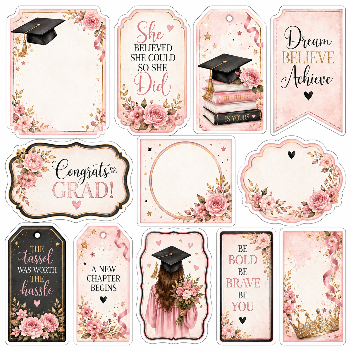 Girl Graduation Scrapbook Kit