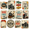 Colorful Motorcycle Scrapbook Kit
