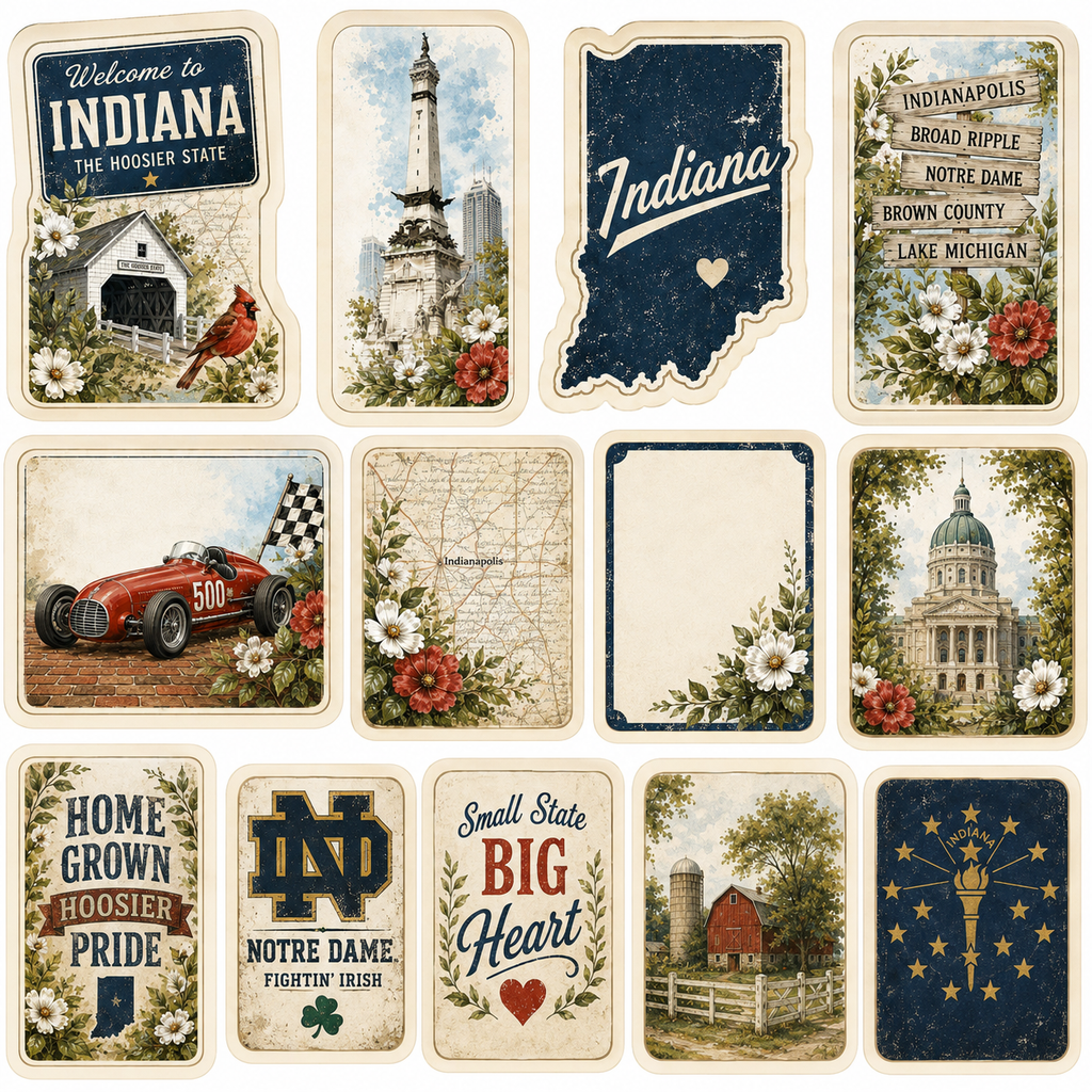 Indiana Scrapbook Kit
