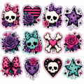 Cute Skulls Scrapbook Kit