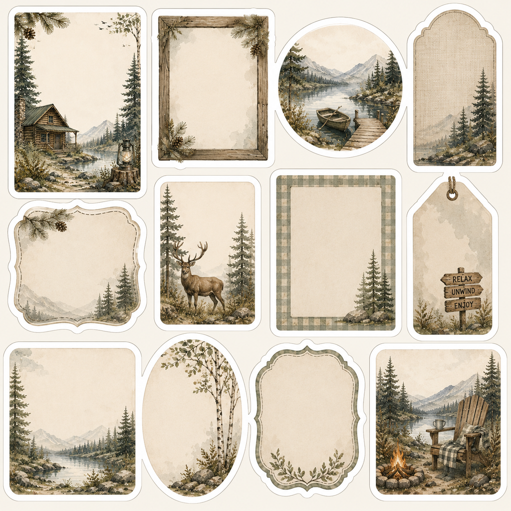 Cozy Cabin Scrapbook Kit