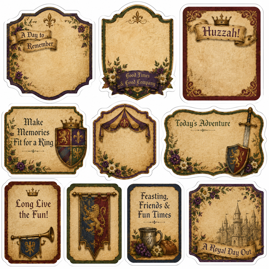 Renaissance Festival Scrapbook Kit