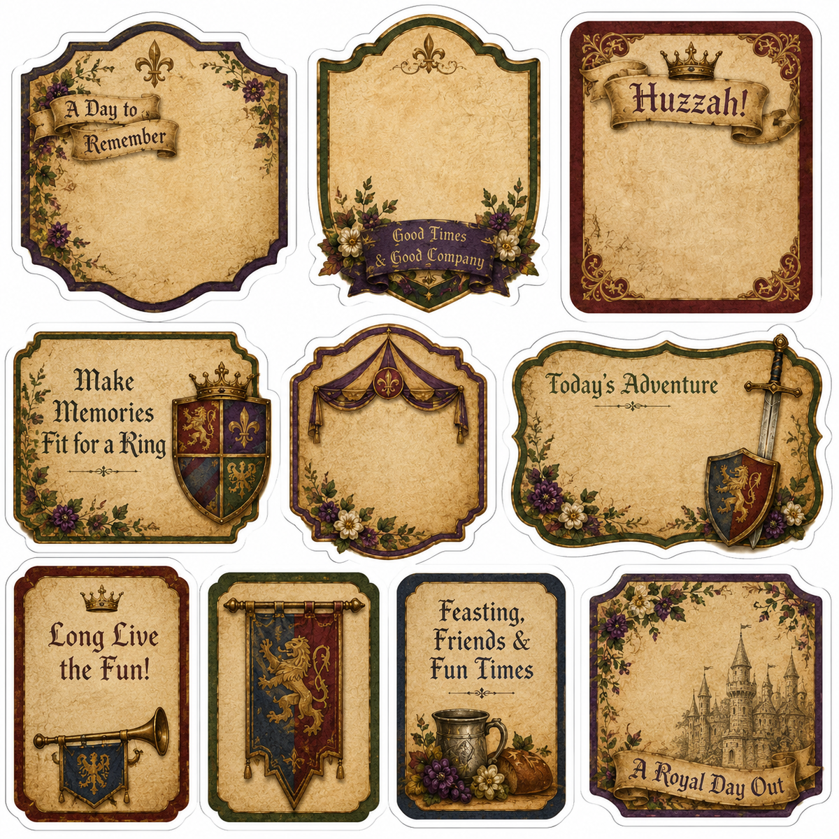 Renaissance Festival Scrapbook Kit