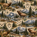 Elk Bow Hunting Mountain