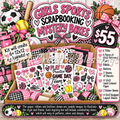 Girls Sports Themed Scrapbooking Mystery Box