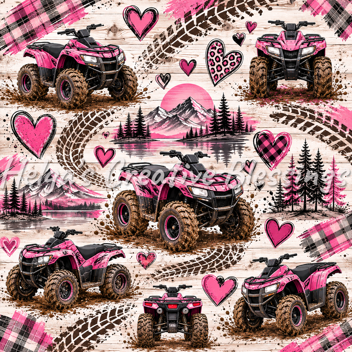 Grandpa and Me Girl 4 Wheeling Tracks