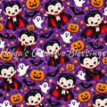 Halloween Cute Dracula Purple
