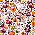 Halloween Flamingo