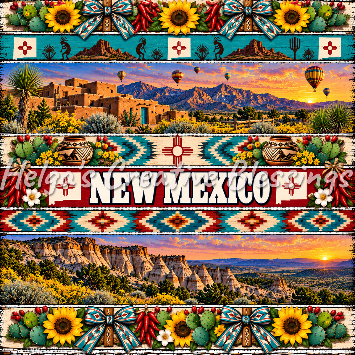 New Mexico Striped