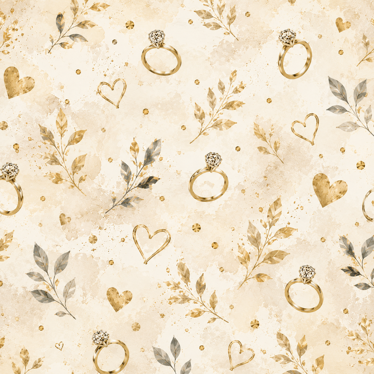 Engagement Gold Scrapbook Kit