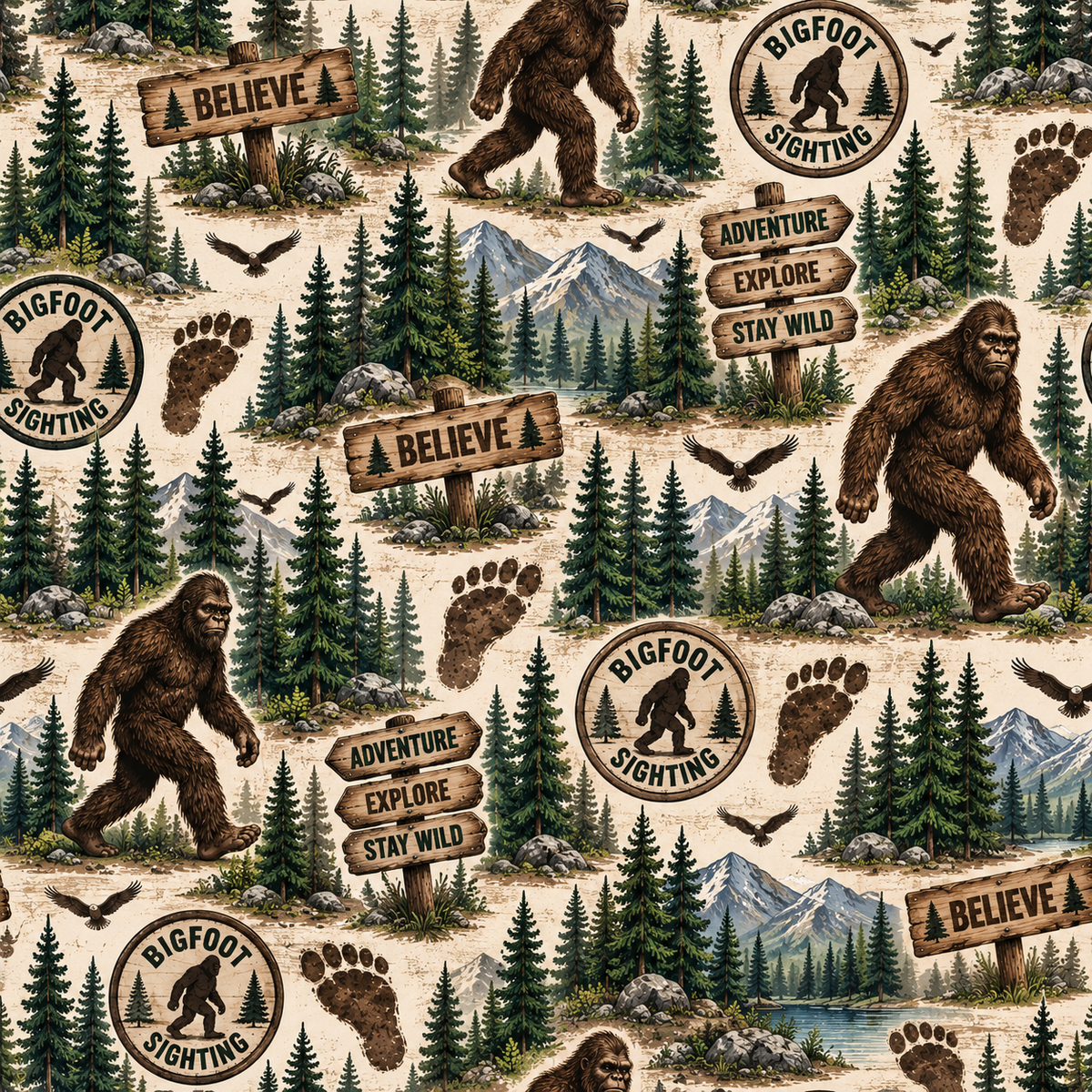 Big Foot Adventure Scrapbook Kit