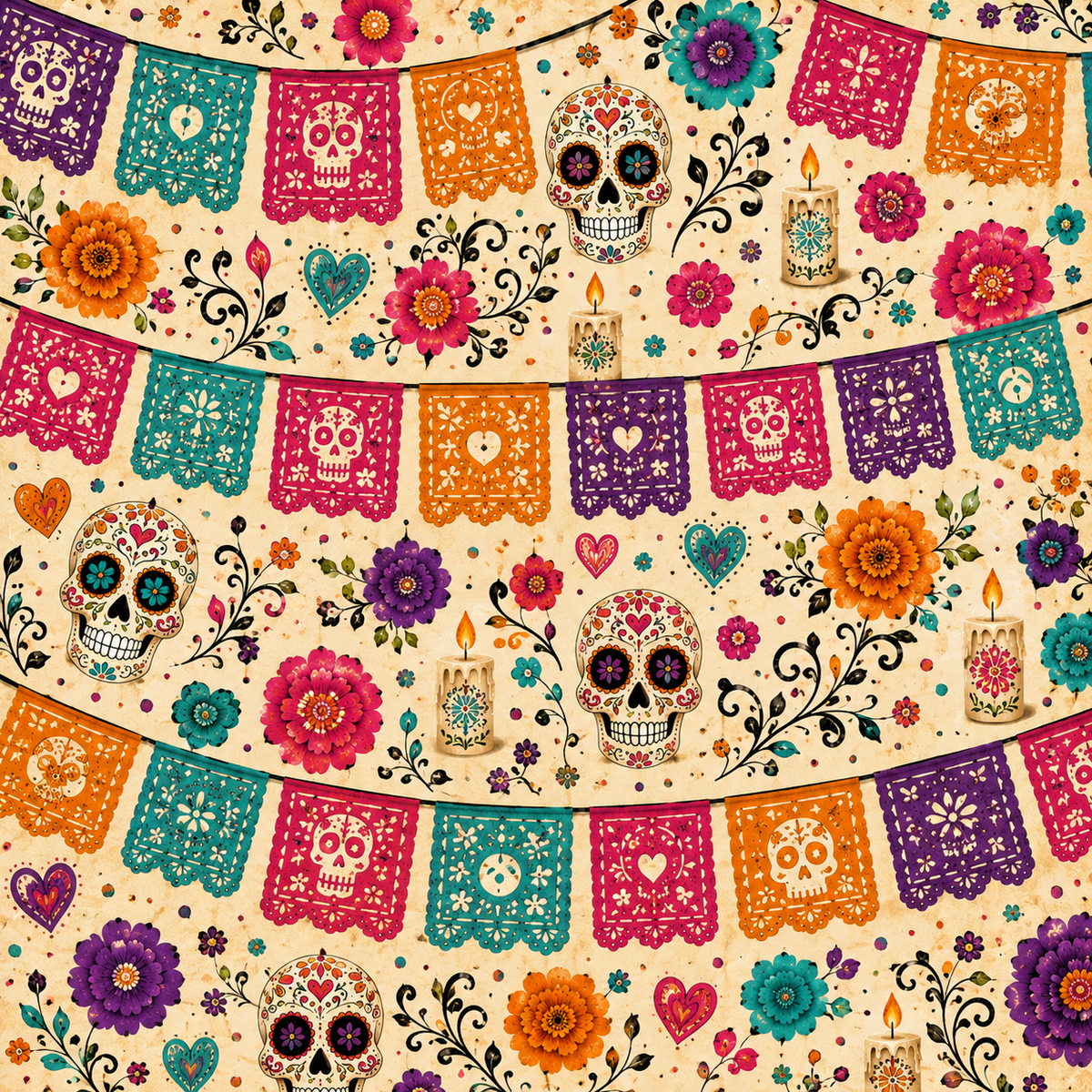Day of the Dead Scrapbook Kit