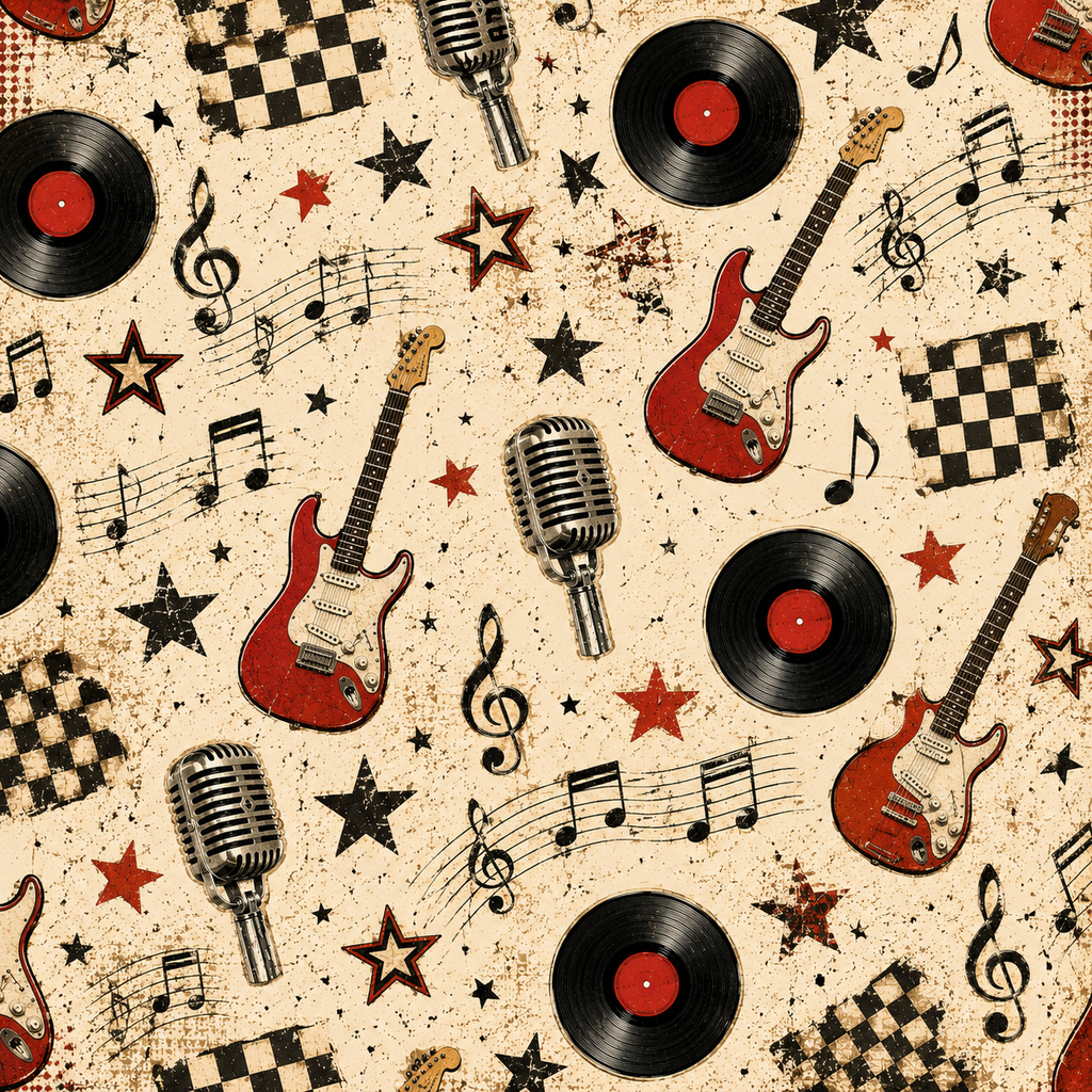 Rock 'n Roll Scrapbook Kit