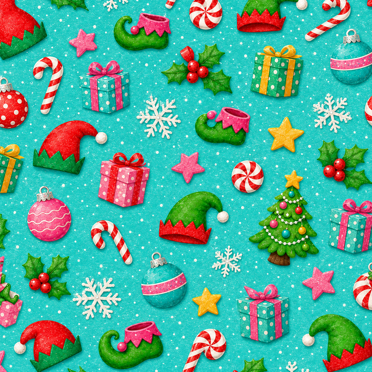 Elf Christmas Scrapbook Kit