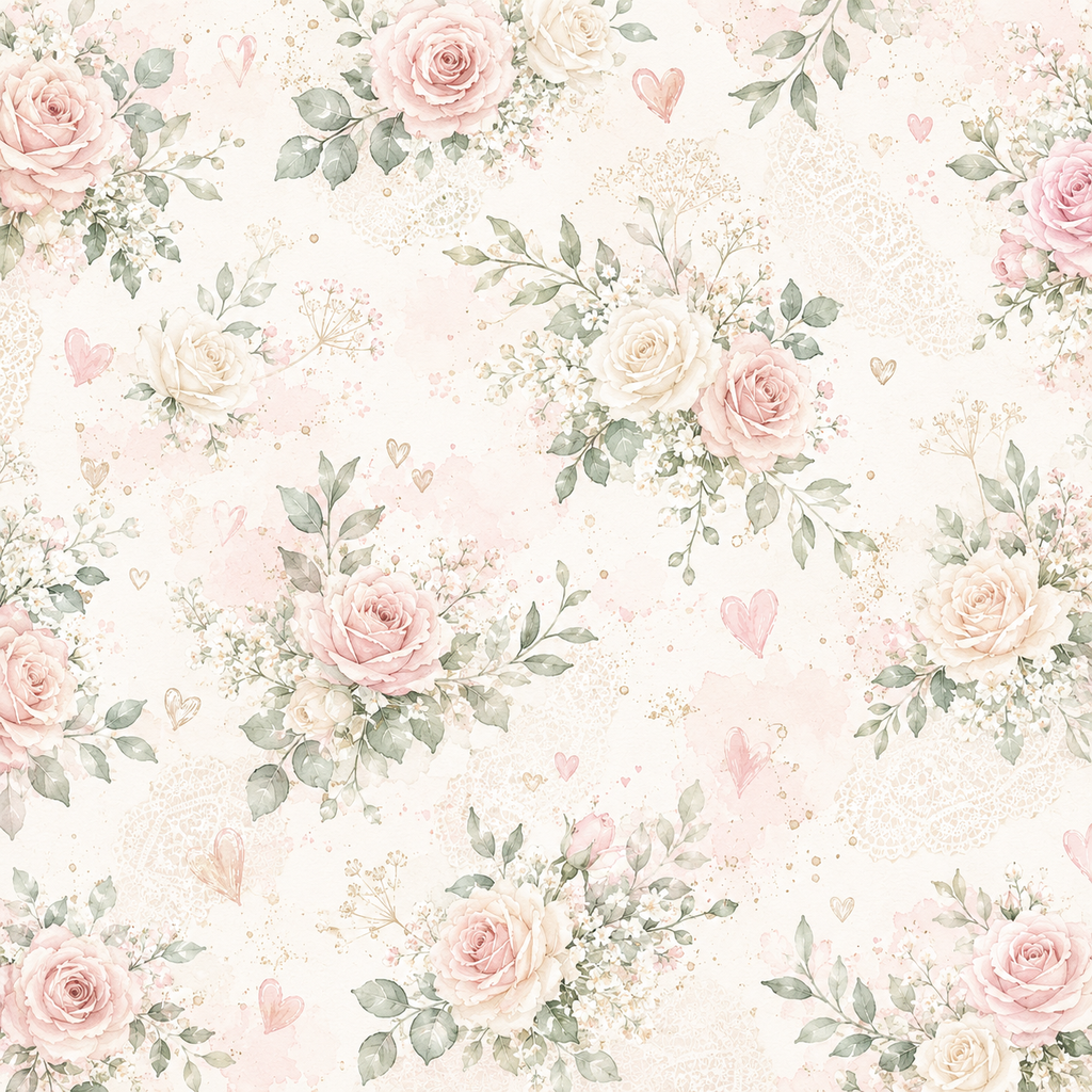 Pastel Wedding Scrapbook Kit