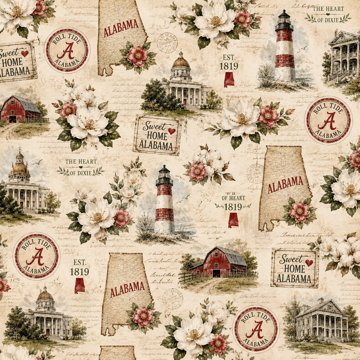 Alabama Scrapbook Kit