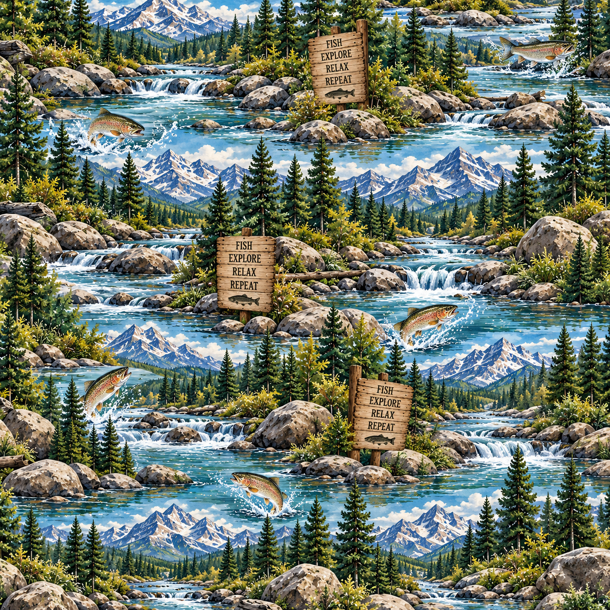 Fly FIshing Scrapbookng Kit