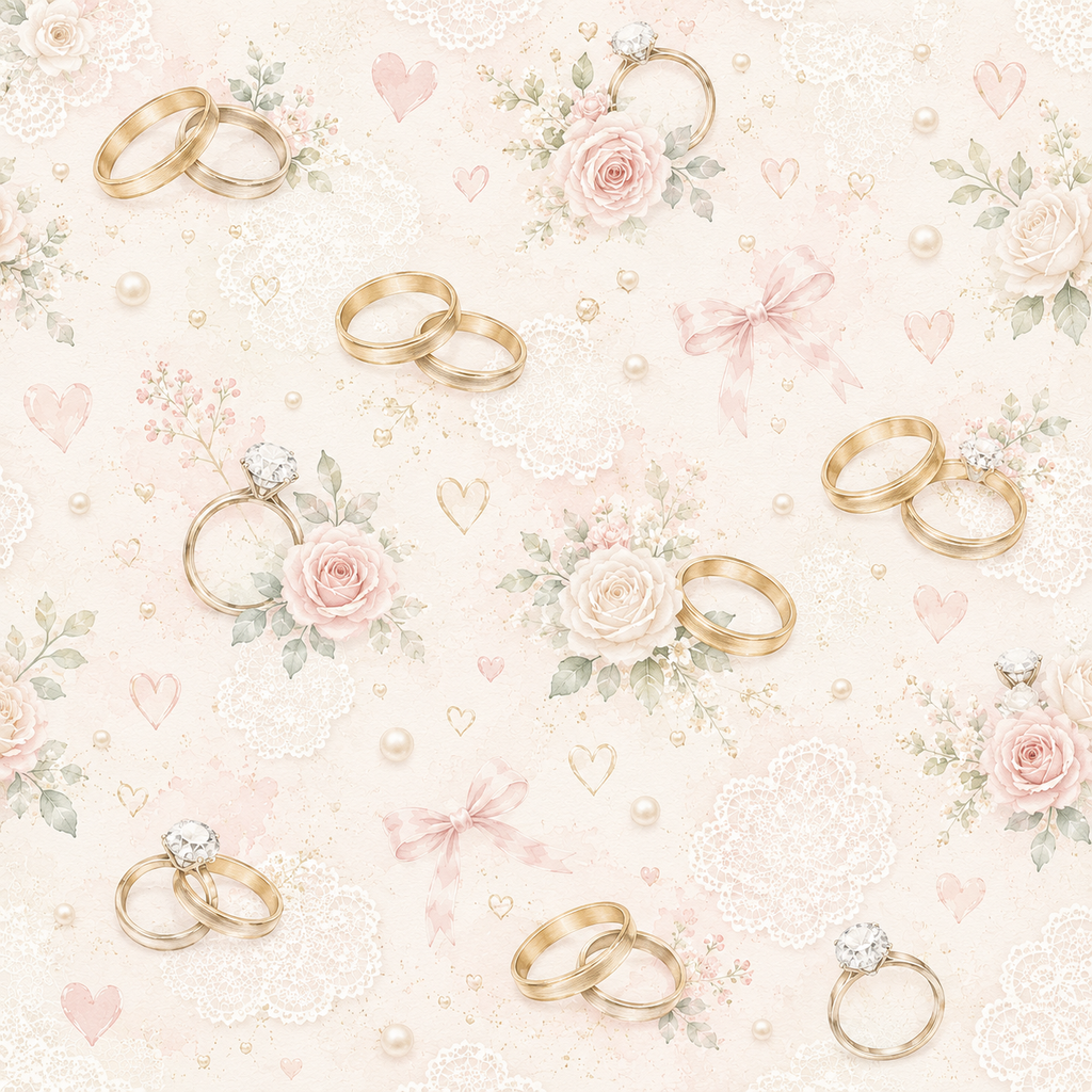 Pastel Wedding Scrapbook Kit