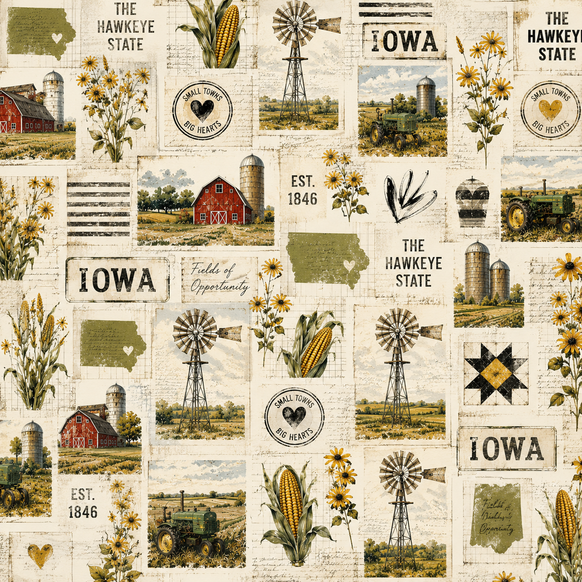 Iowa Scrapbook Kit