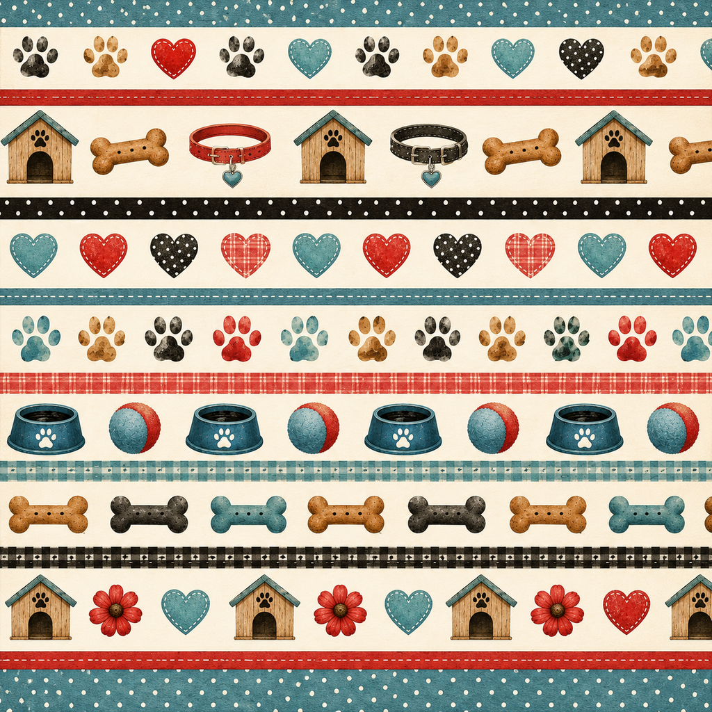 Cute Dog Scrapbook Kit