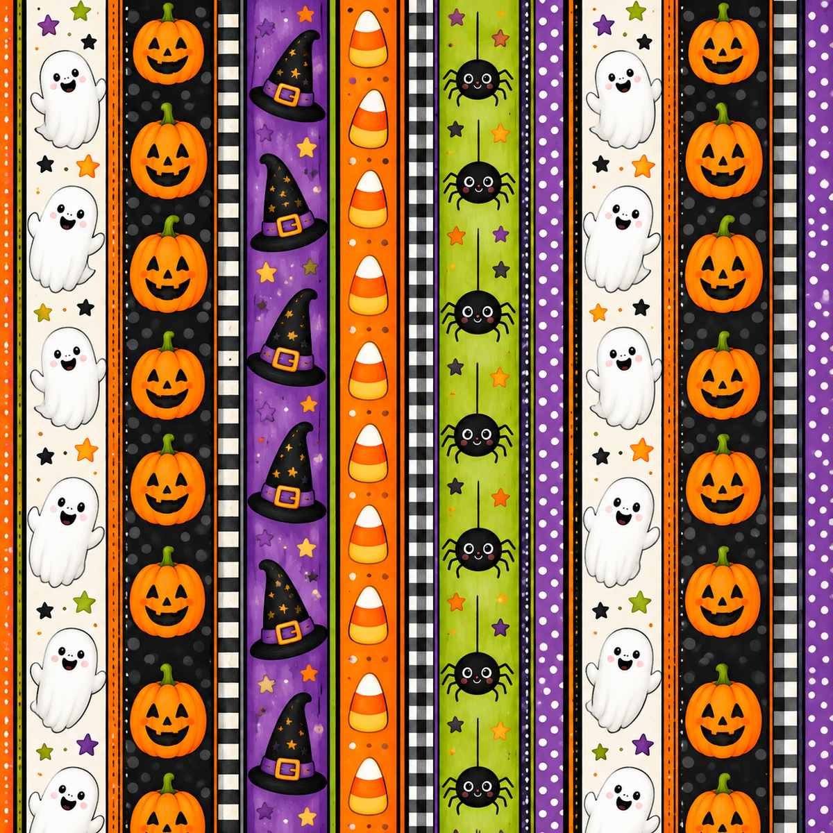 Cute Halloween Girl Scrapbook Kit