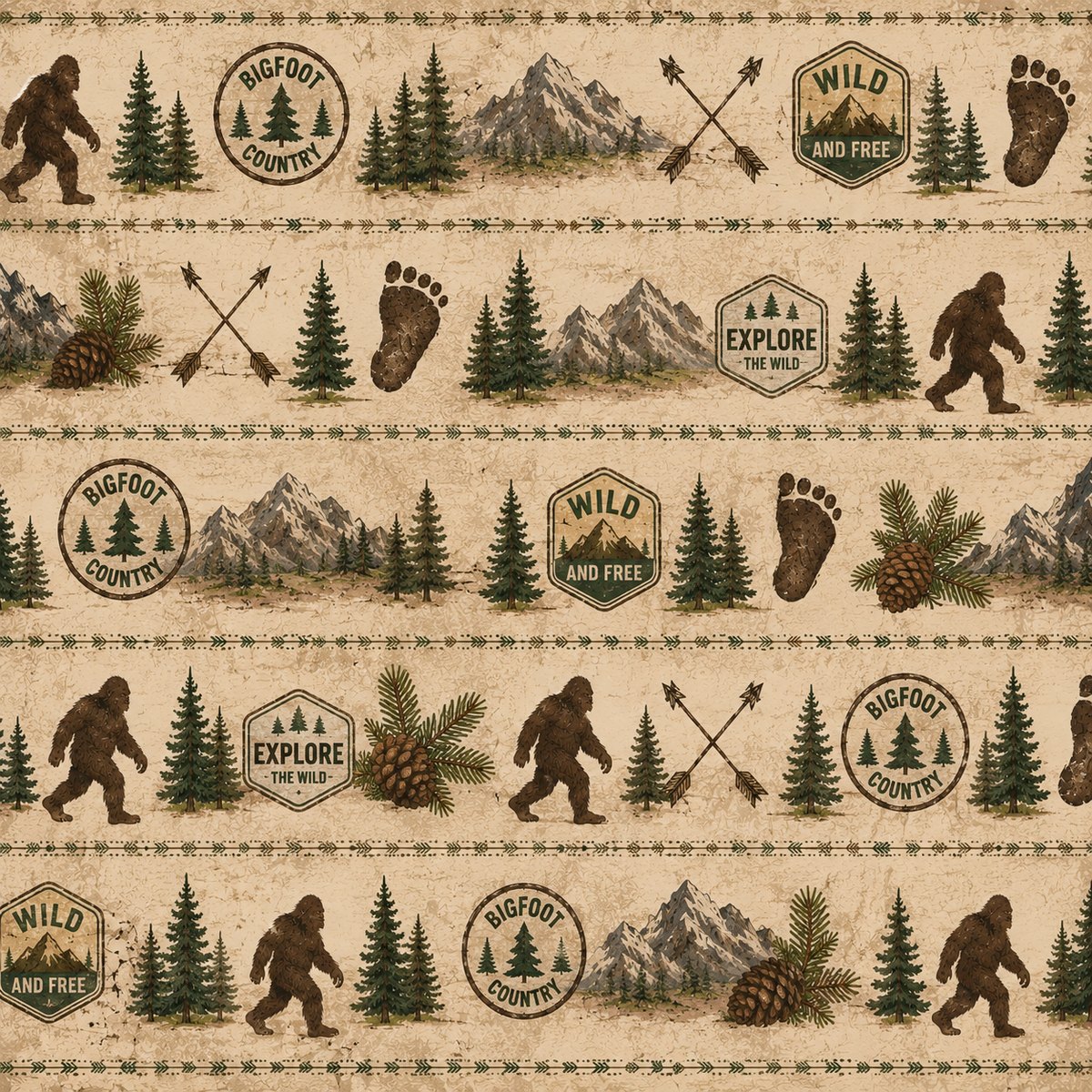 Big Foot Adventure Scrapbook Kit