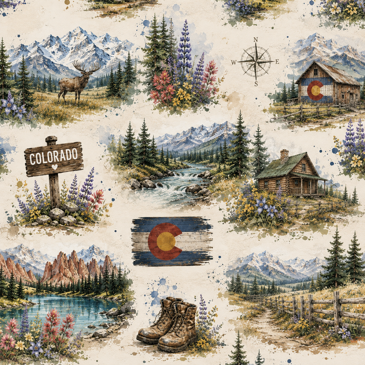 Colorado Scrapbook Kit