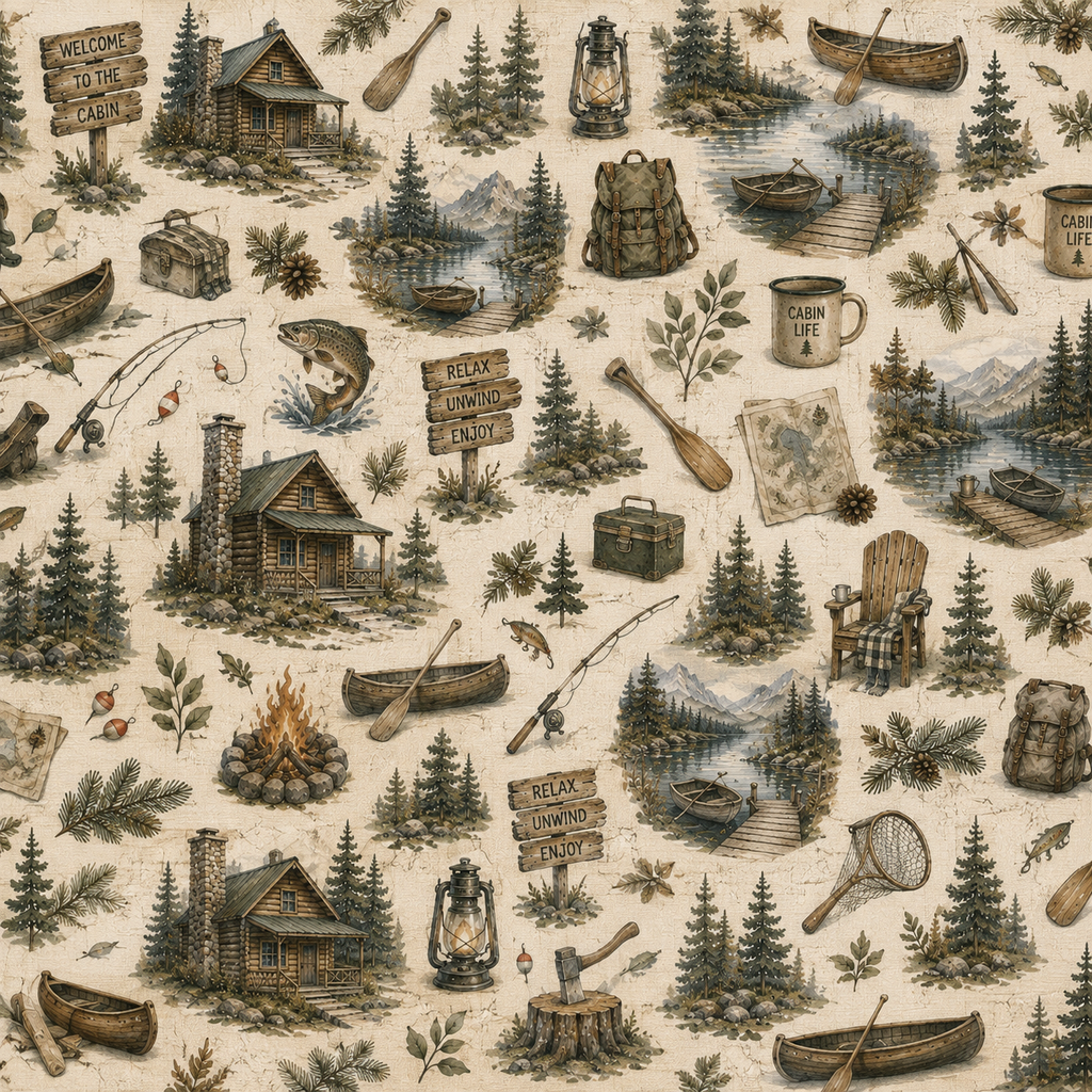 Cozy Cabin Scrapbook Kit