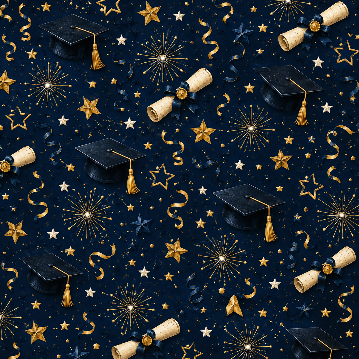 Graduation- Blue & Gold