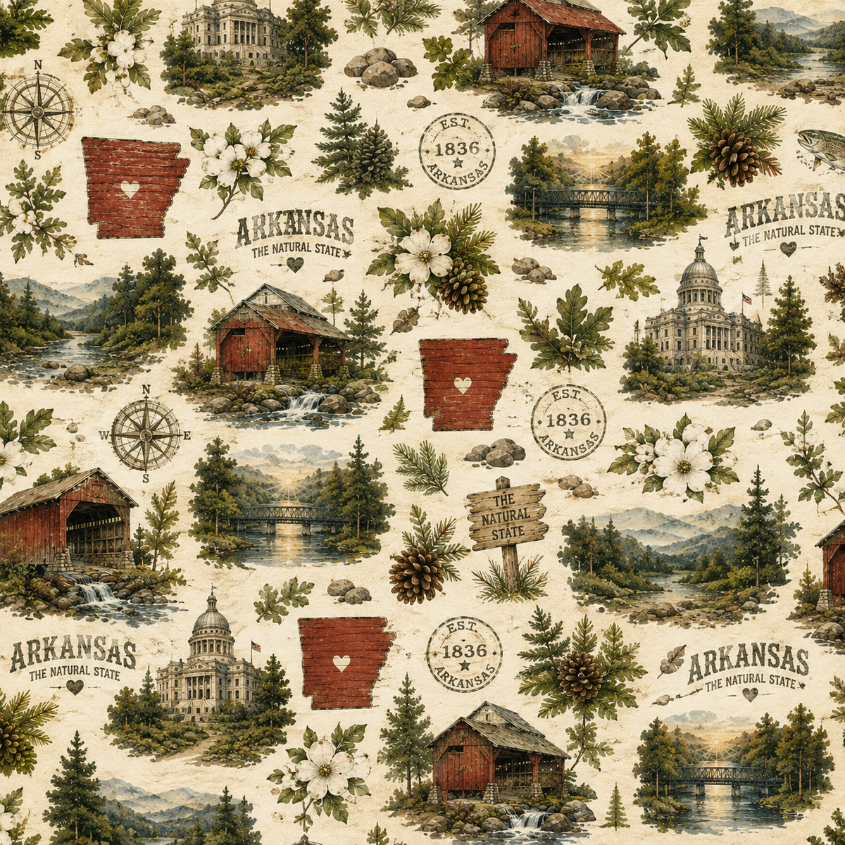 Arkansas Scrapbook Kit