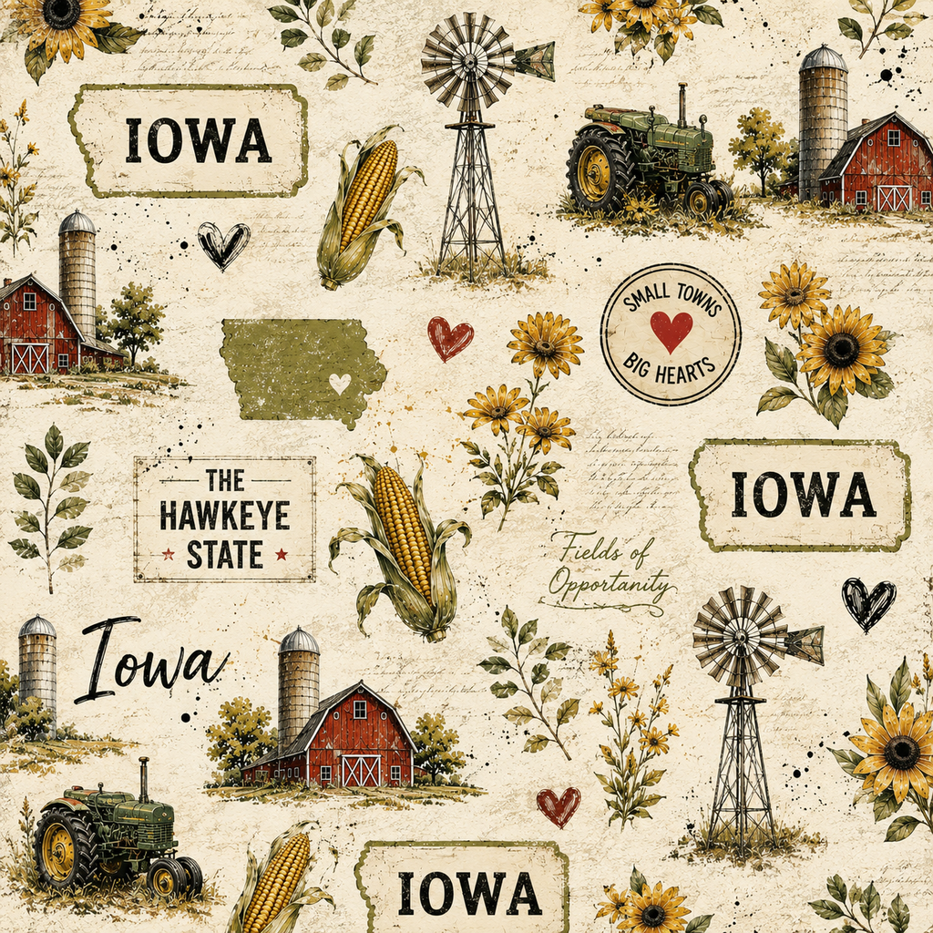 Iowa Scrapbook Kit