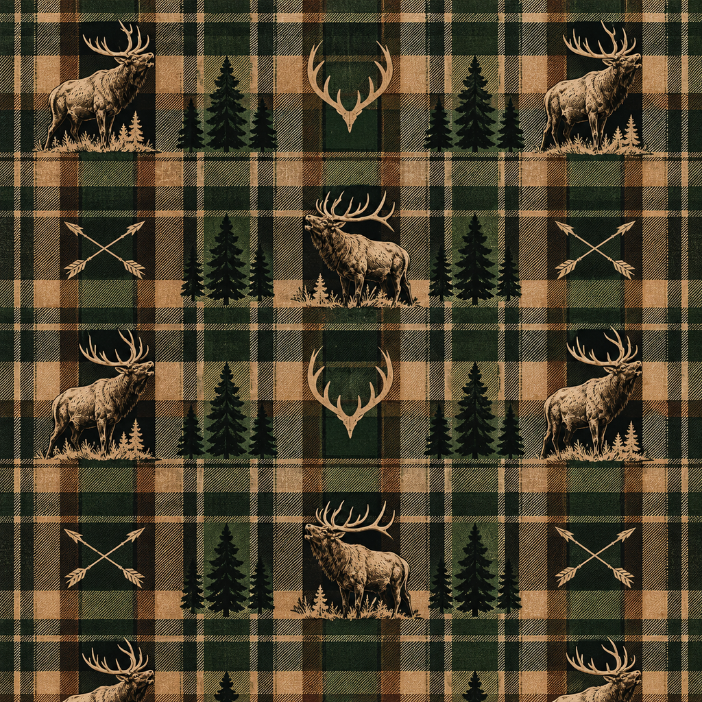 Bow Hunting Elk Scrapbooking Kit