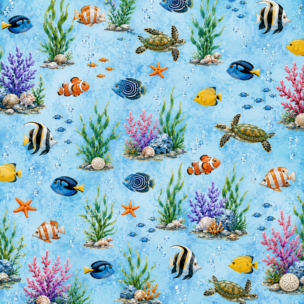 Aquarium Scrapbook Kit