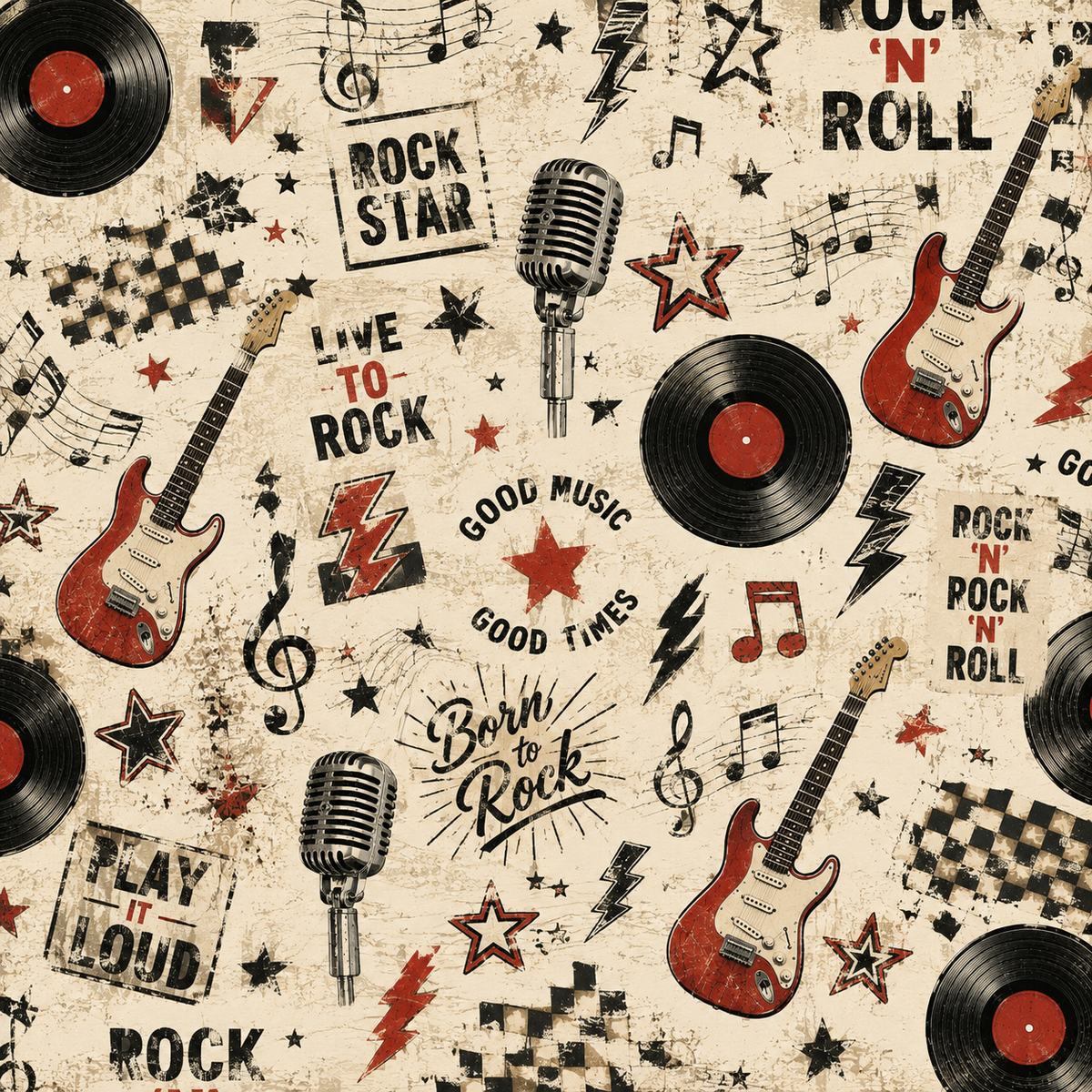Rock 'n Roll Scrapbook Kit