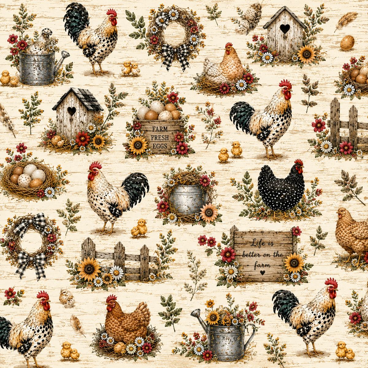 Chicken Scrapbook Kit